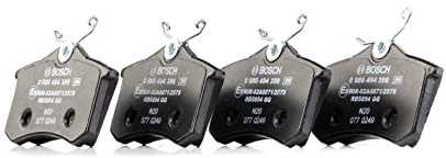 Bosch BP1322 - Brake Pads Car Rear Axle - 1 Set of 4 Pads | Bosch Quality - Reduced Noise and Dust - ECE-R90 Certified - Copper-Free