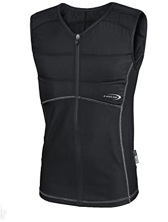 E.COOLINE Powercool SX3 ShirtWeste erfrischend kühlend mit Nierenschutz Unisex-Erwachsene, Schwarz, 100-106 cm Brustumfang