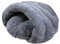 YOUJIA Hausbett Hundehaus Hundehöhle Haustier Bett Warm Schlafsack Matte Kissen Hundehütte Für Hunde Katzen (Grau, M)