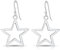 DTPsilver - Damen Ohrringe Sterne Silber 925 - Stern Ohrringe