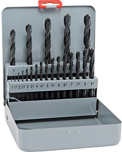 ALPEN Bohrer-Kassetten Set Sprint Master KM 21 (21-tlg., Ø 1,00-13,00 mm, universeller Spiralbohrer, hohe Elastizität, Metallbohrer, Bohrsortiment) 0000810400100