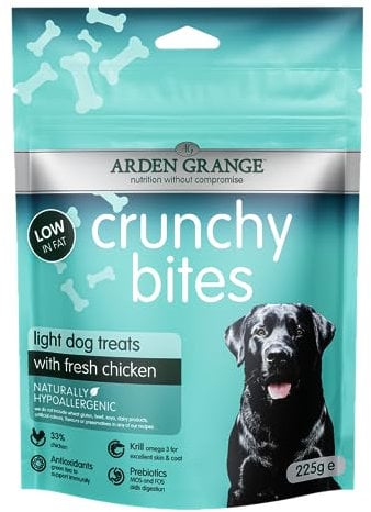 Arden Grange Crunchy Bites Light Rich in Chicken, 225 g