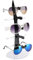 Brillenständer Brillenanzeige Halter Brillenregal Brillenaufsteller Sonnenbrillen Ständer Rack Lagerung Inhaber Verkauf Vitrine, 5 Paar Brillenhalter zur Aufbewahrung und Präsentation (Schwarz)