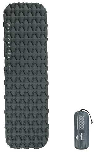 Naturehike Ultraleichte aufblasbare Isomatte Einzelne Schlafmatten 6,5 cm Dicke aufblasbare Schlafmatten Outdoor Kompakt und Feuchtigkeitsfest für Wandern,Backpacking,Camping