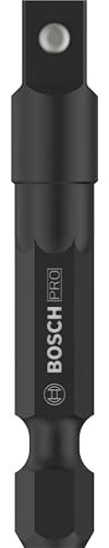 Bosch 1x PRO Socket Adapter with Ball Connection (144 x 66 mm, Professional Accessory Screwdriver, Drill Drivers)