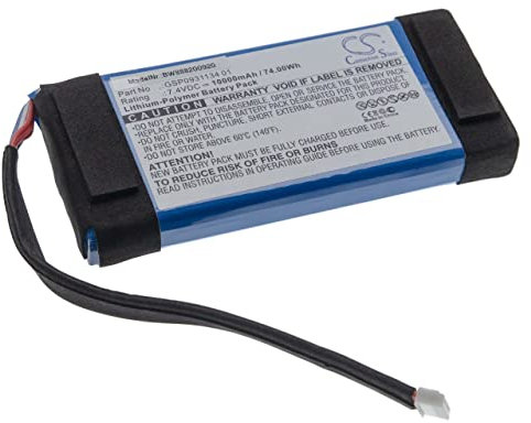 vhbw Akku Ersatz für JBL GSP0931134 01 für Lautsprecher Boxen Speaker (10000mAh, 7,4V, Li-Polymer)