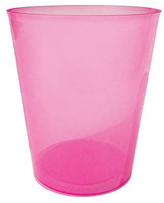 TELEVASO - 75 uds - Vaso Sidra 480 ml Reutilizable Ligero - Polipropileno (PP) - Color rosa - Vaso ecológico Libre de BPA, Ideal para cerveza, cubatas, agua