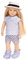Lori Puppe Eliza – Mini Puppe 15 cm mit Puppenkleidung und blonden langen Haaren, Kleid, Stiefel – Spielzeug für Kinder ab 3 Jahre