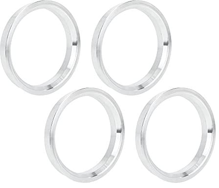 X AUTOHAUX 4 Stück 66,6 bis 57,1mm zentrische Auto Naben Ringe aus Aluminiumlegierung