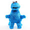 uiuoutoy Anime Sesame Street Plüschrucksack Elmo Cookie Monster Großer Vogel Rucksäck Stofftier Schultasche Kinder Geschenk (Blau)