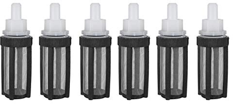 Kuuleyn Connettore Ingresso Acqua Filtro Micro Pompa 6 Pezzi 8 mm con Rete in Acciaio Inossidabile