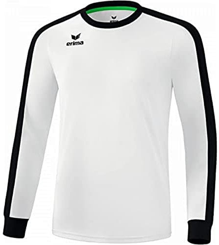 Erima Unisex Kinder Retro Star Trikot Trikot Langarm (3142102), weiß/schwarz, 140