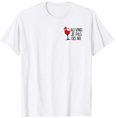 Drôle Vino Buveur de Vin Rouge Festival Sommelier Vigneron T-Shirt