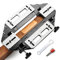 Riiai Woodworking Hinge Slotting Locator W/Router Bit Alloy Lock Guide Plate Slotting Opener Jig Slot Machine Installation Lock Fixer