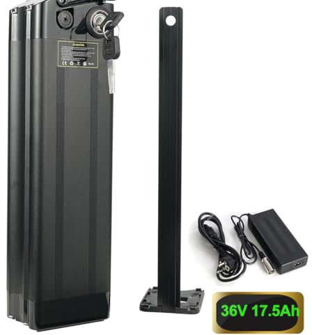 Batteria 36V per Bici Elettrica al Litio per motore da 250W 500W- batteria di ricambio per bici pieghevole - Batteria Ebike 17.5Ah 36Volt