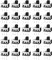 HUAZIZ Interruttore a Scorrimento, 25 Pezzi Mini Pannello Interruttore a Slitta SPDT 3 Pin 2 Posizione 2A 125V DC, Micro Miniatura Interruttore a Levetta per le Piccole DIY Progetti di Elettronici