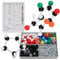240 Piezas Atom Link Modelo Química Conjunto de Estructura de Órbita de Electrones, Kit de Construcción de Moléculas Química para Estructuras Inorgánicas Y Orgánicas
