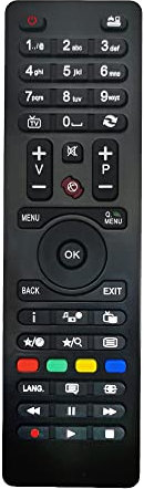 LFYSJTX Ersatz telefunken Fernbedienung RC-4875 für Fernbedienung telefunken Fernseher TFLD32HD82B TF40189LED13 T46R912FHDDVB-T TFL50FHD50210B L65F243A3C