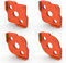 4 stencil router per la lavorazione del legno, radius jig router stencil, router jig angolo r5 R10 R15 R20 R25 R30 R35 R40, rugged ABS
