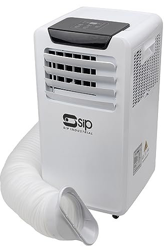 SIP 4-in-1 Air Conditioner, Portable Air Conditioning Unit 10,000BTU, Dehumidifier, Heating/Cooling Function and Fan Mode with Digital Display, Remote Control & Window Kit, Room Size Up To 18mtr³