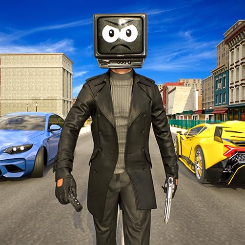 Open World Tv Kamera Mann Monster Kämpfer Mafia Krieg Vice City