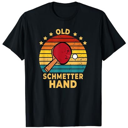 Old Schmetterhand Tischtennis Spiele T-Shirt