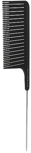 Hair Highlight Comb, Professional Hair Stylist Comb with Stainless Steel Rat Tail, Ergonomic Design, Safe Use, Premium Material, Practical and Versatile for Home and Salon