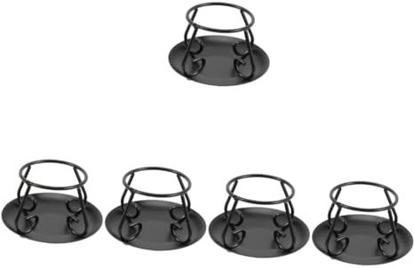 HOMSFOU 5 Stück Pentagramm-Topfhalter Tischstativ Teelichthalter Kerzenwärmer Camping-Topfhalter Gestell Teeuntersetzer Topfhalter Halterung Kesselhalter Für Den Schreibtisch