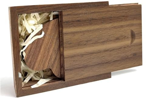 TATMOHIK Clé USB 3.0 en forme de cœur en bois 64 Go avec boîte cadeau - Clé USB 3.0 super vitesse en bois - Pour anniversaire, anniversaire de mariage, mariage