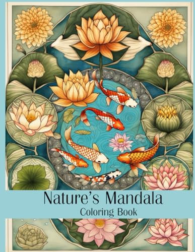 Nature's Mandala Coloring Book