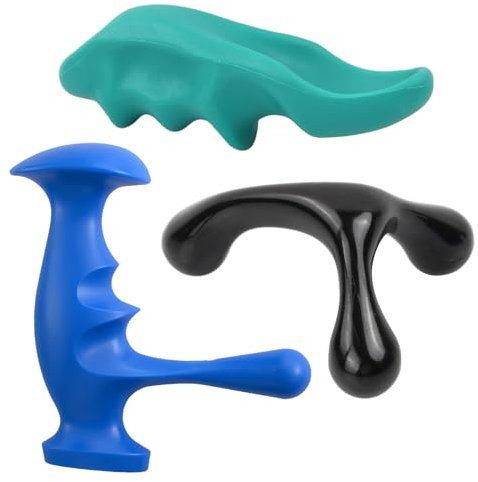 Massagewerkzeug,3 Stück Daumenschoner Massagegerät,Massage Trigger Punkt Therapeuten Daumen,Wirksame Akupressur,BeidseitigesTiefe Organisation Triggerpunktmassage für Rücken,Nacken,Hand,Arme und Beine