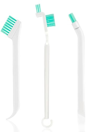 3Pcs Small Cleaning Brush 3 Shapes Household Cleaning Tool Set Mini Crevice Cleaning Brushes Detail Thin Cleaning Brush for Small Spaces Corners Keyboard Bottles Kitchen