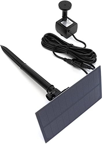 Solar-Vogelbad-Brunnenpumpe, Solarbetriebener Brunnen Im Freien, Quadratisch, 5 V, Schwimmender Vogelbad-Brunnen, Landschaftsdekoration