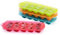 Fineway 4-Pack Silicone Ice Cube Trays - Flexible Easy-Release Moulds, BPA-Free, Food-Grade, Dishwasher Safe