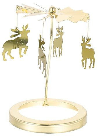 OKUMEYR Drehbarer Eisen Kerzenhalter Mit Anhängerdeckel Für Kerzenhalterung Und Dekoration Einfach Und Modern