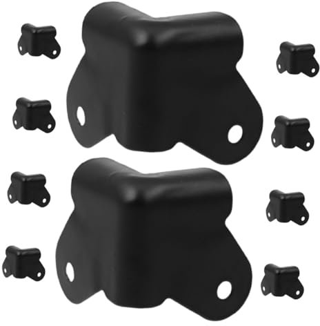 ibasenice 10stücke Eckenschutz Für Möbel Und Lautsprecher Anti-kollisions-eckenschutz Aus Eisen Installieren Vielseitiger Schutz Für Möbel Und Taschen