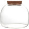 Pesoncarl Glass Terrarium for Plants, 1600ml Plant Terrarium with Cork Lid, Large Opening Terrarium Jar for Mini Succulents Landscape Building, Floral Displays, Craft Collections and Etc.