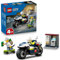 LEGO City La Course-Poursuite en Moto de Police - Set de Construction avec Jouet Moto - 2 Minifigurines - Mini-Distributeur & Skateboard - Cadeau d'anniversaire pour Fille ou Garçon dès 4 Ans 60455