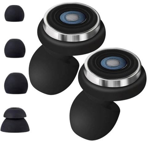 Plugz Silikon-Ohrstöpsel, ultra-bequem, wiederverwendbar, Motorrad-Windgeräusche, transparent, Party, Macks-Kissen, weich, natürlich, WX 8 Paar, klare Sprache, das Original, formbar, wiederverwendbar,