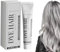 Tinte natural para cabello gris, tinte unisex gris claro plateado, instantáneo para cabello, acondicionador brillante para todo tipo de (1 piezas)