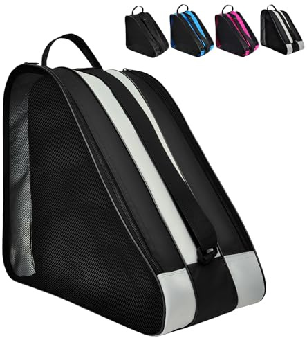 SLTAXAR Rollschuh Tasche Inliner Tasche Kinder Skatertasche Schlittschuhe Tasche für Inliner Ice Skate Bag Skischuhtasche Verstellbar Trageriemen Schlittschuhtasche Rollschuhtasche für Herren Damen