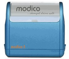 Stempel modico 5 Gehäuse schwarz, Abruckgröße 63 x 24mm