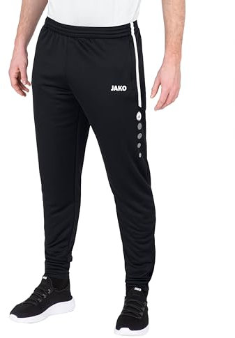 JAKO Active Trainingshose Kids schwarzweiss, 116 Kinder