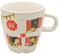 Douwe Egberts Kaffeebecher Neighbours Kaffee Becher Kaffeetasse Porzellan 280 ml