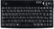 Active Key AK-440-TU-B/GE Kleine Trackball Tastatur, Industrie 4.0, USB Schwarz
