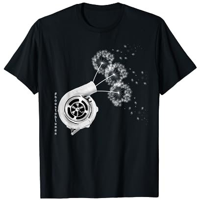 Boosteblumen - Das T-Shirt für alle Turbolader-Fans T-Shirt