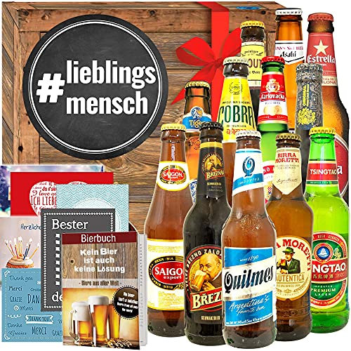 lieblingsmensch/Geschenkset Liebling/Biersorten aus der Welt