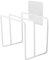 Wall-mounted Self-adhesive Lid Cutting Chopping Board Rack Holder Kitchen Accessories(white)