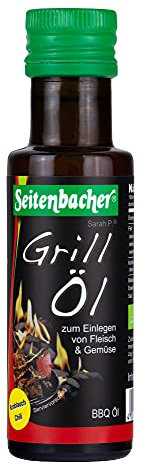 Seitenbacher Würz Knoblauch Chili Öl I kaltgepresst I Erstpressung I Marinade & Grillen & Smoken I (1x100ml)