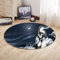 Anime Teppich Teppich Hitsugaya Toshiro Anime Rund Teppich Teppich 3D Teppich Rutschfest Teppich für Zuhause Schlafzimmer Wohnzimmer